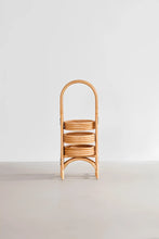 Load image into Gallery viewer, 3 Tier Foldable Rattan Cane Plant Pot Stand - Natural Finish
