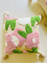 Load image into Gallery viewer, Pink flora Cushion Cover