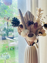 Load image into Gallery viewer, Pine Rose dried flower set with vase