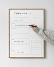 Load image into Gallery viewer, WEEKLY PLANNER POSTER