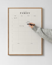 Load image into Gallery viewer, FAMILY PLANNER POSTER