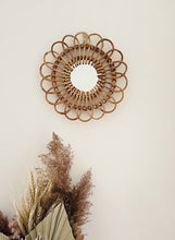 Load image into Gallery viewer, Luna Rattan Mirror
