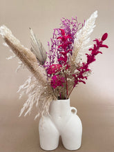 Load image into Gallery viewer, Pink Flora Dried set with vase