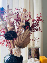 Load image into Gallery viewer, Autumn dried flower set with vase