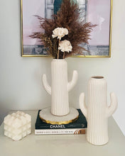 Load image into Gallery viewer, White Cactus Vase