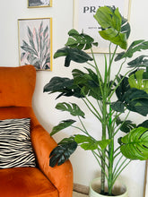 Load image into Gallery viewer, Faux Monstera Tree
