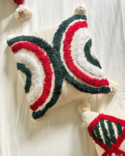 Load image into Gallery viewer, Red arc Tufted Cushion Cover