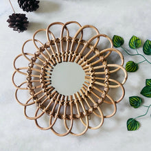 Load image into Gallery viewer, Luna Rattan Mirror