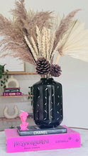Load image into Gallery viewer, Dried Flower black vase set