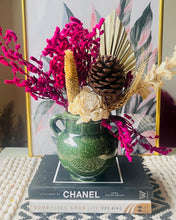 Load image into Gallery viewer, Dried flower set with Mini Vintage vase