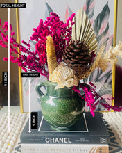 Load image into Gallery viewer, Dried flower set with Mini Vintage vase