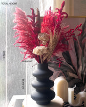 Load image into Gallery viewer, Dried flower set with Twirl vase