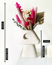 Load image into Gallery viewer, Dome Vase with flora Dried set