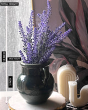 Load image into Gallery viewer, Lavender stems with Mini Vintage Vase