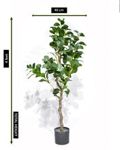 Load image into Gallery viewer, Faux Green Leaf Tree