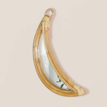 Load image into Gallery viewer, Moon Rattan Mirror
