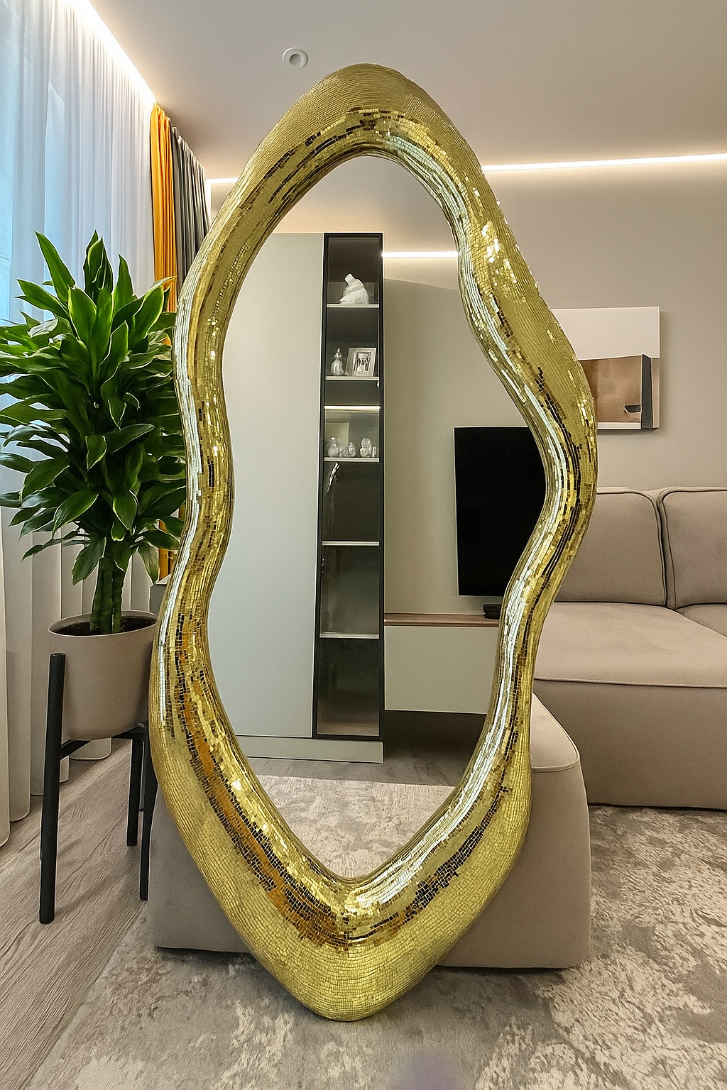 Zaffra Asymmetrical Mirror