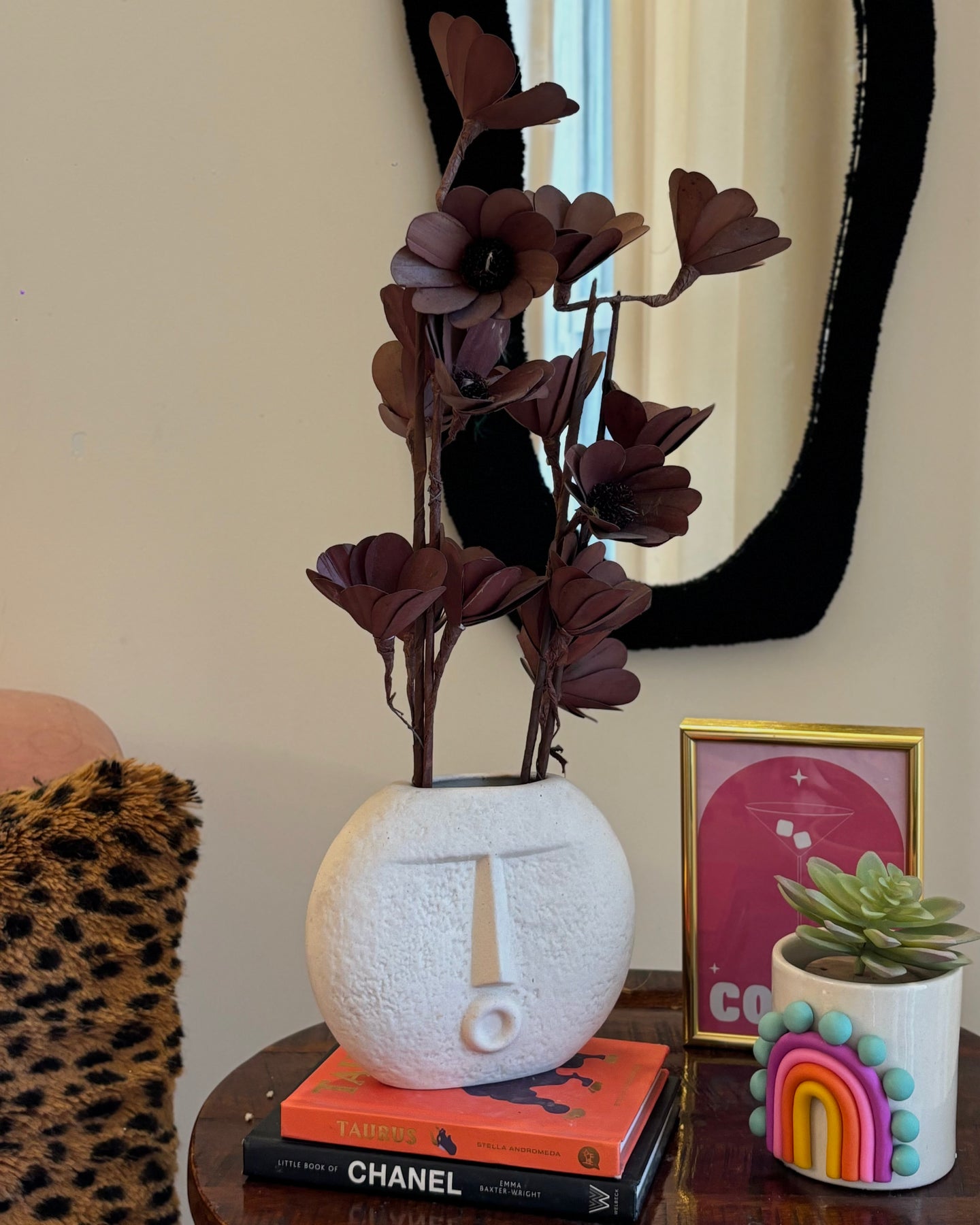 Nordic vase with Bella flower set