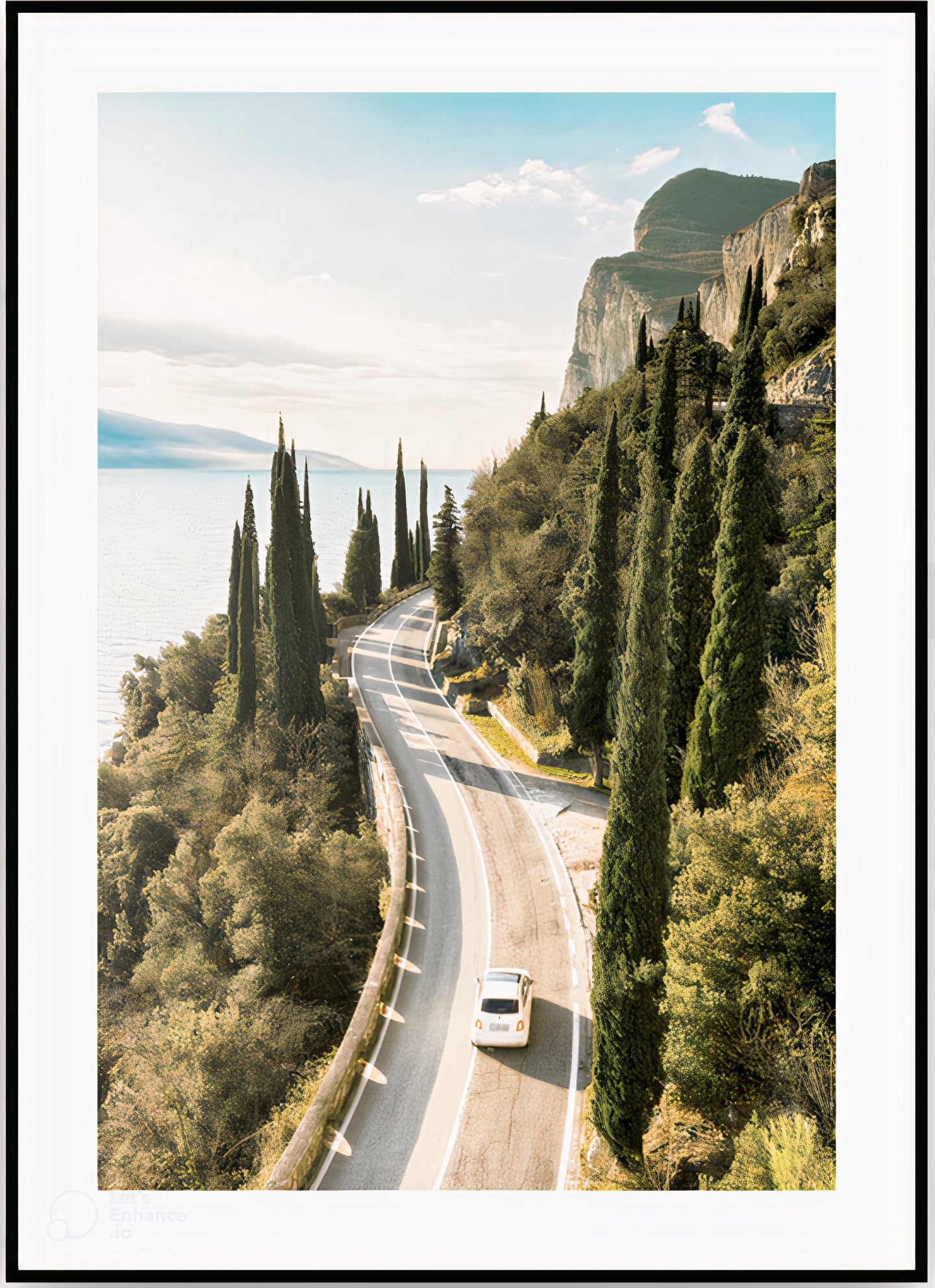 Sicily road poster