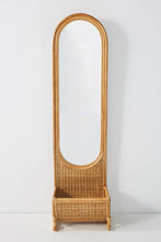 Load image into Gallery viewer, Rattan Floor Mirror
