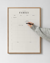Load image into Gallery viewer, FAMILY PLANNER POSTER
