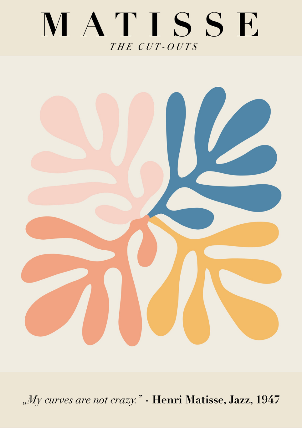 Matisse abstract poster