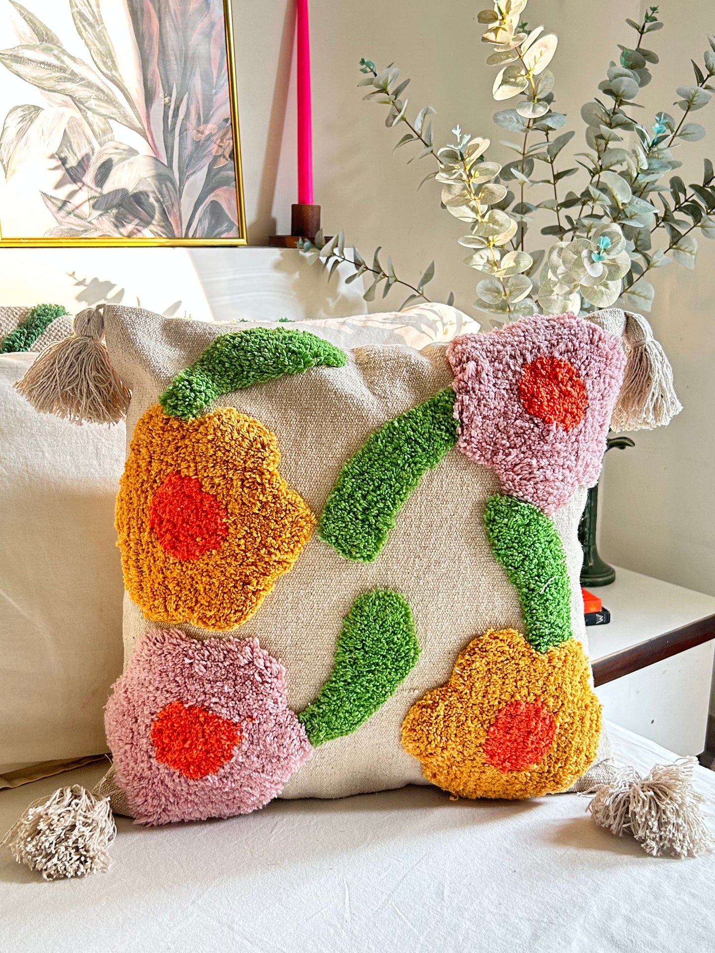 Blossom Tufted Cushion Cover