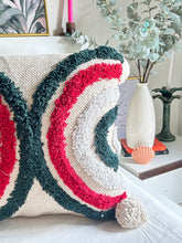 Load image into Gallery viewer, Red arc Tufted Cushion Cover
