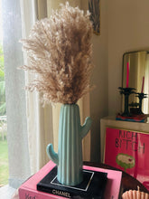 Load image into Gallery viewer, Fluffy Pampas with Cactus Vase
