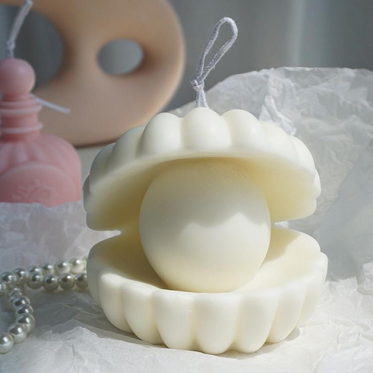 Pearl Seashell Candle