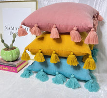 Load image into Gallery viewer, Boho Tassel Cushion
