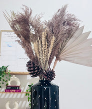 Load image into Gallery viewer, Dried Flower black vase set
