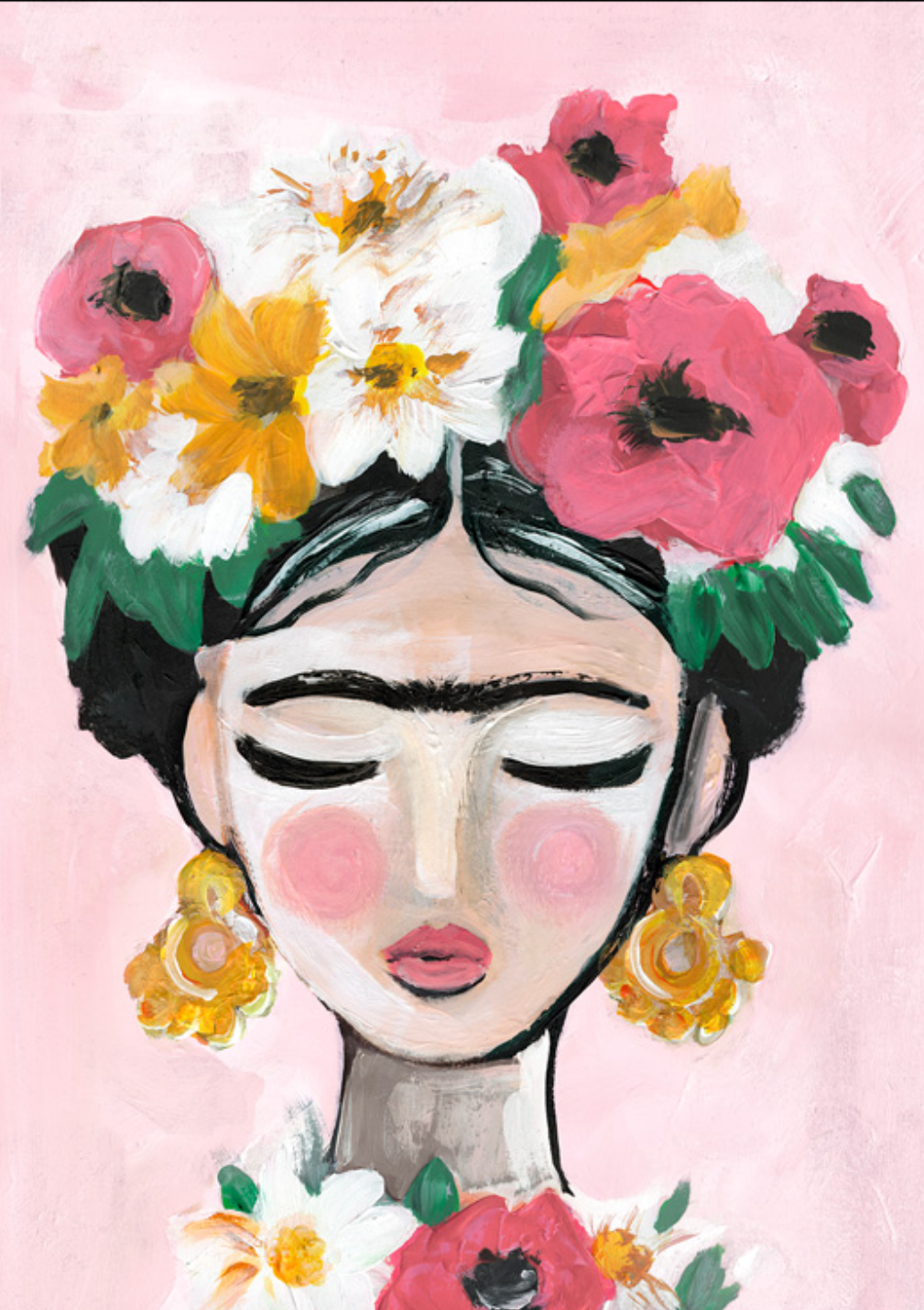 Frida Art Poster