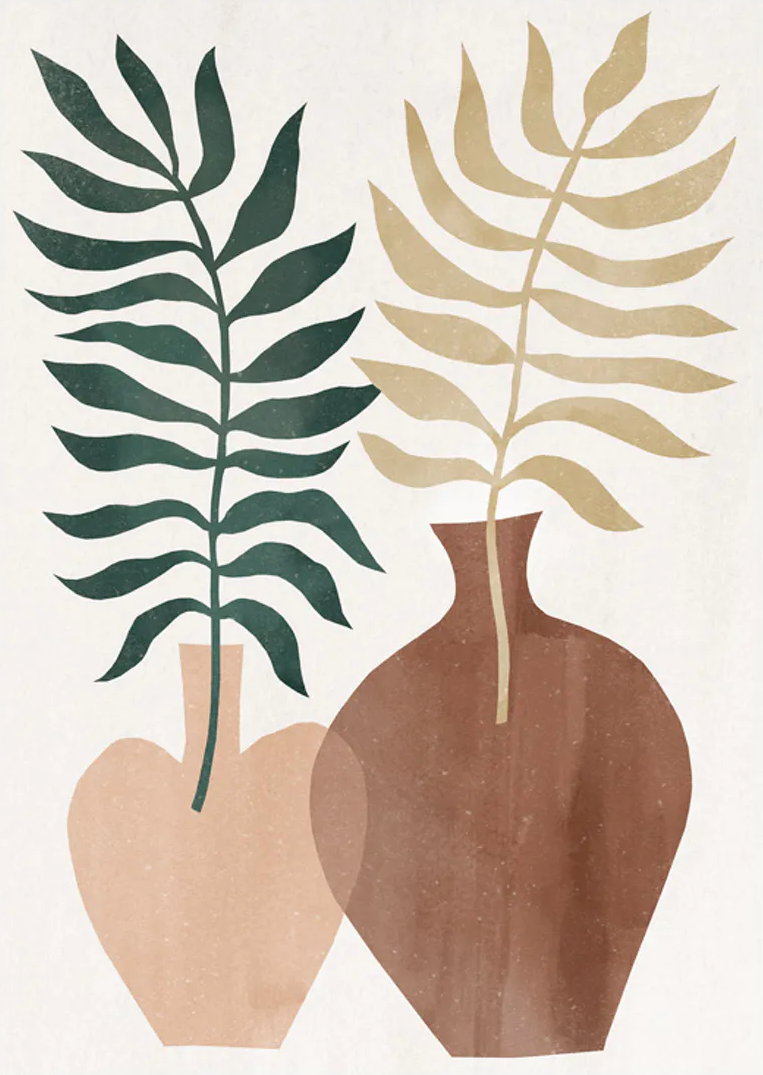 Plant Vases Poster