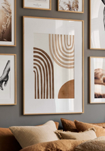 Load image into Gallery viewer, Brown lines Poster
