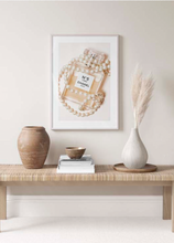 Load image into Gallery viewer, CHANEL NO5 IN PEARLS POSTER
