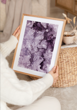 Load image into Gallery viewer, Purple Crystals Poster
