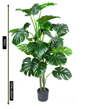 Load image into Gallery viewer, Faux Monstera Tree
