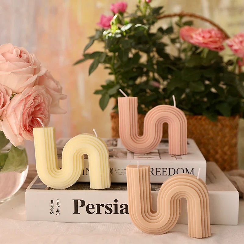 S-Shaped Candle