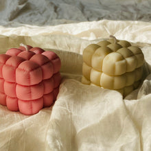 Load image into Gallery viewer, Puffa Cube Candle
